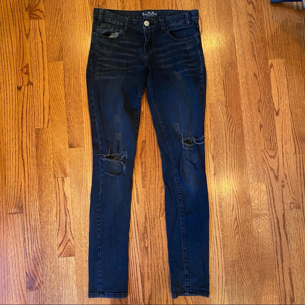 Les Halles Dark Wash Skinny Jeans